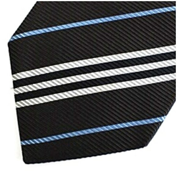 Burberry Black Label Silk Tie Stripe BURBERRY BLACK LABEL Men's
